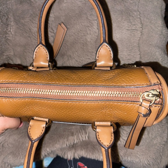 Michael Kors Carine Extra Small Pebbled Leather Handbag - Picture 6 of 8